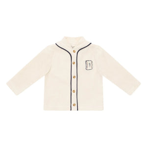 Donsje - Senn Waffle Cardigan | Ivory