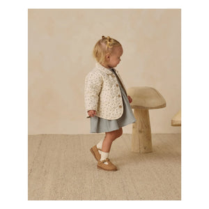 Quincy Mae - Fleurie Quilted Jacket Organic Cotton Gauze | Ecru