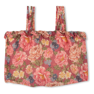 Chloé - Organic Cotton Flower Top | Rosewood