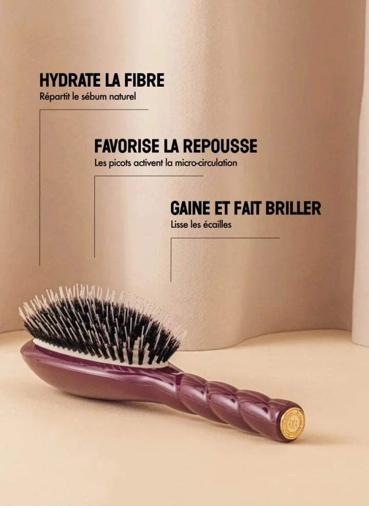La Bonne Brosse - The Essential Hair Brush No. 02 - Care and Detangling | Aubergine