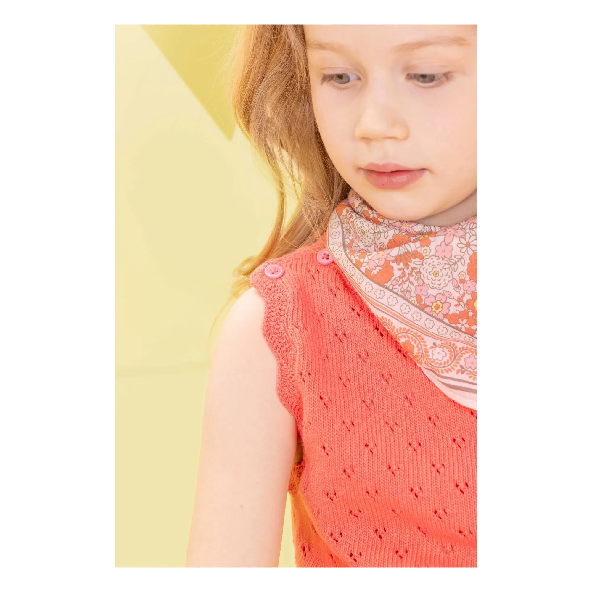 Bonton - 25th Anniversary Fleuri Scarf | Pink