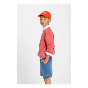 Smallable Kid - Arlo Organic Cotton Sweatshirt | Dark Red