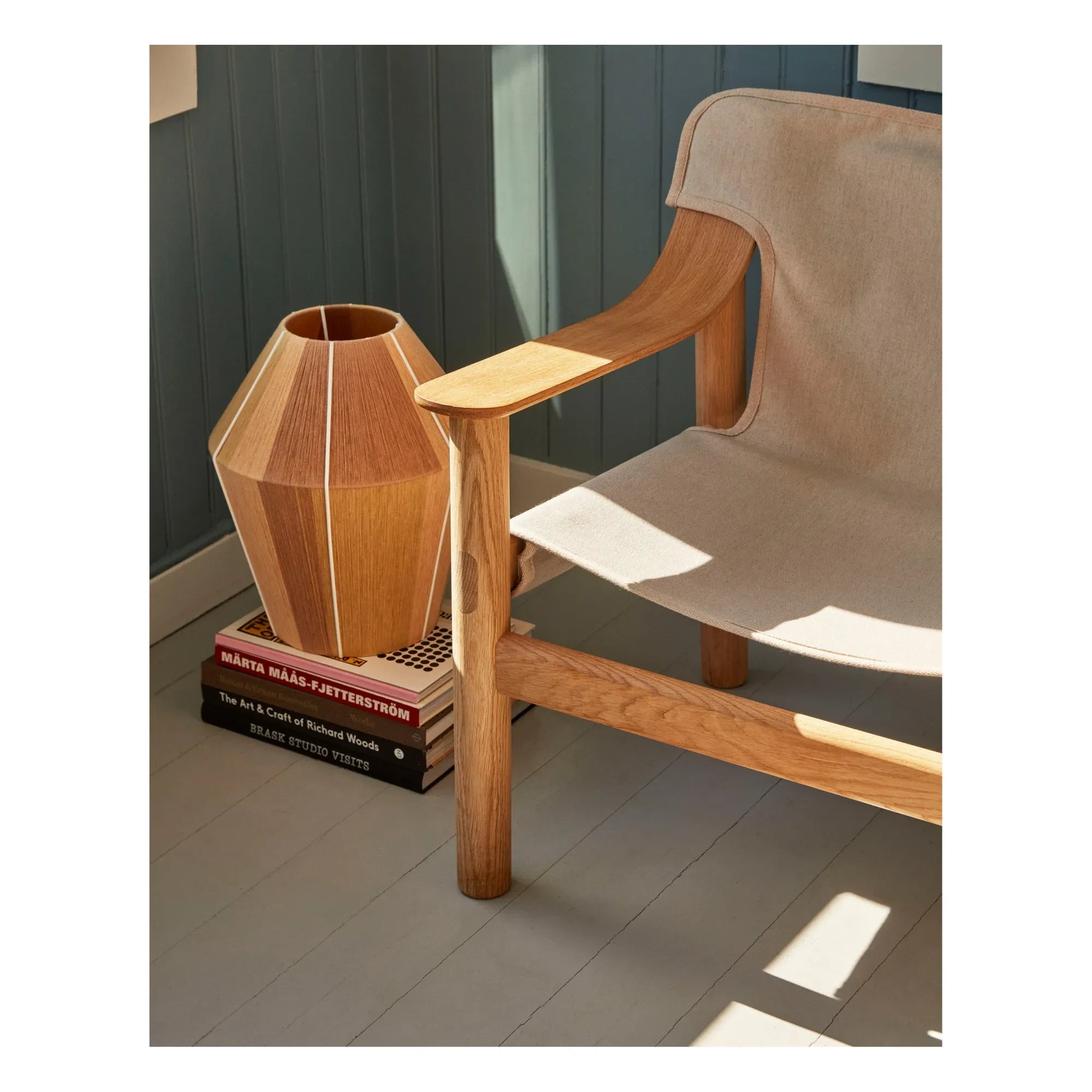 Hay - Bernard Oak and Canvas Sofa, Shane Schneck