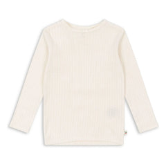 Konges Sløjd - Minnie Pointelle Organic Cotton T-Shirt | Ivory