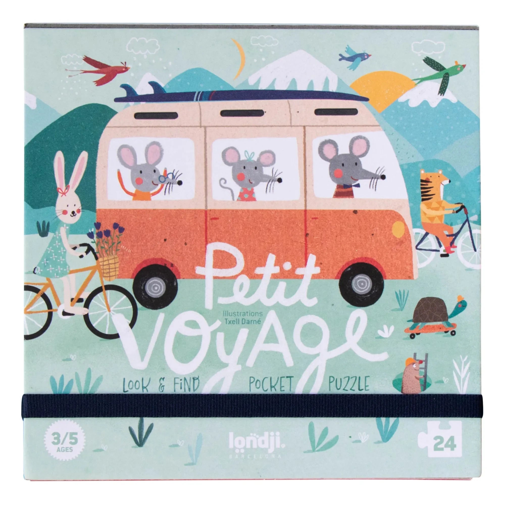 Londji - Petit Voyage Puzzle - 24 Pieces