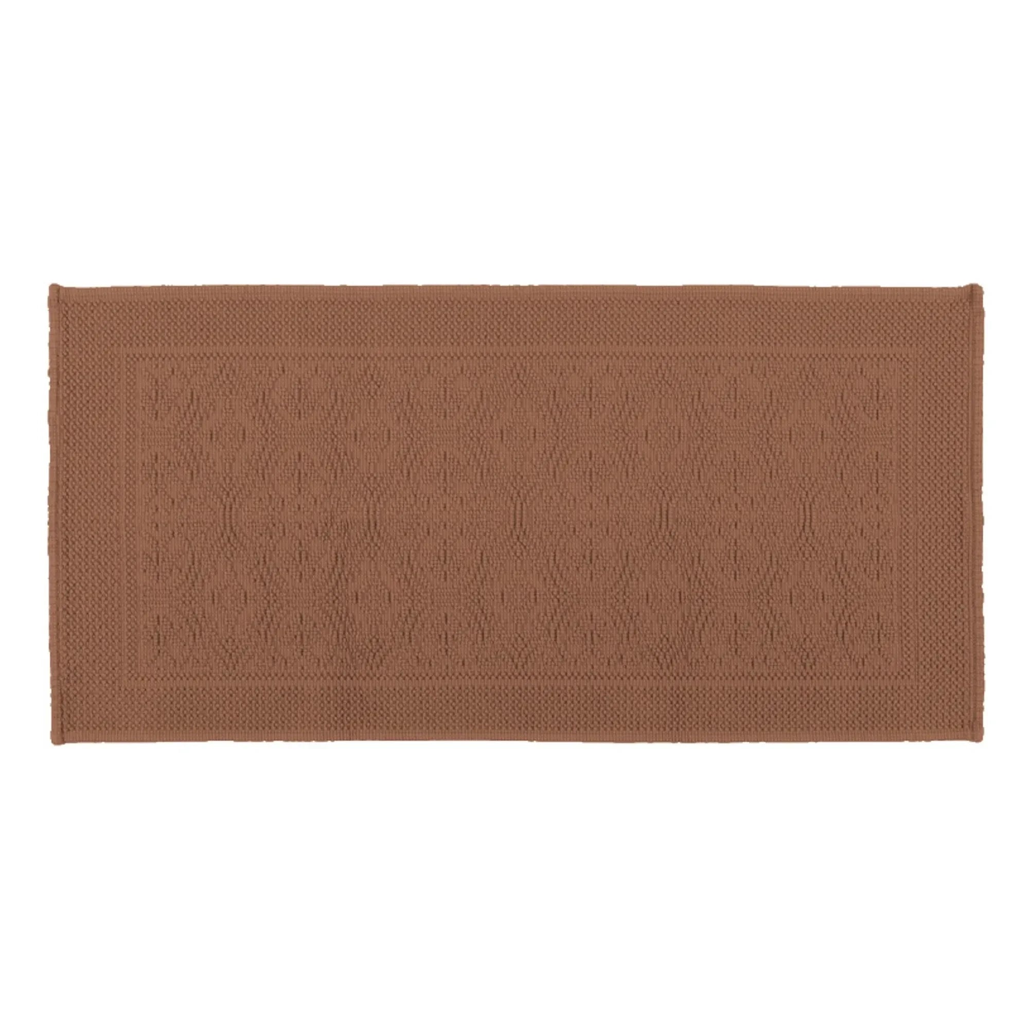 Haomy - Kymi Cotton Bath Mat | Mocaccino