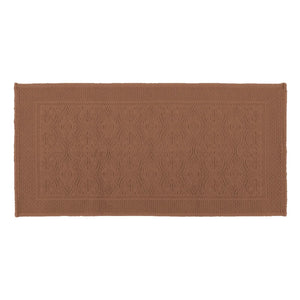 Haomy - Kymi Cotton Bath Mat | Mocaccino