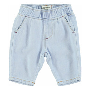 Piupiuchick - Flat Elastic Jeans | Light Blue