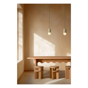 Schneid Studio - Plaster Ceramic Pendant Lamp | Pistachio Green