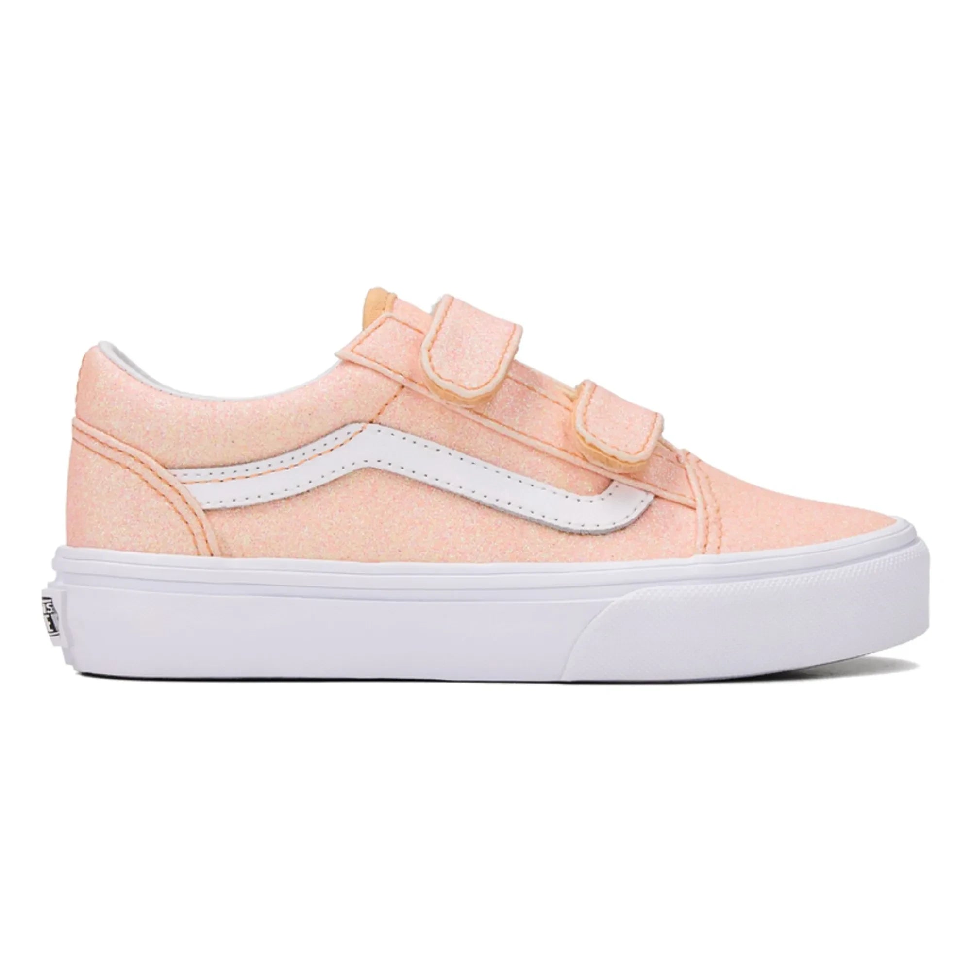 Vans - Old Skool V Glitter Scratch Sneakers | Apricot