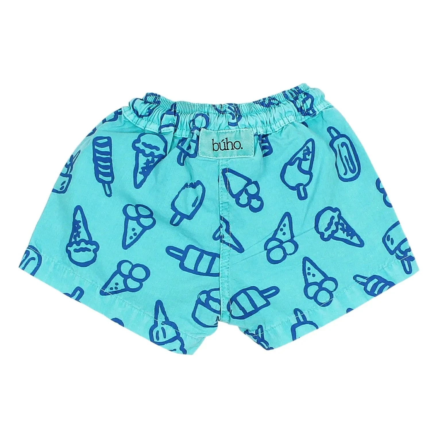 Búho - Bébé Glaces Cotton Organic Bath Shorts | Turquoise