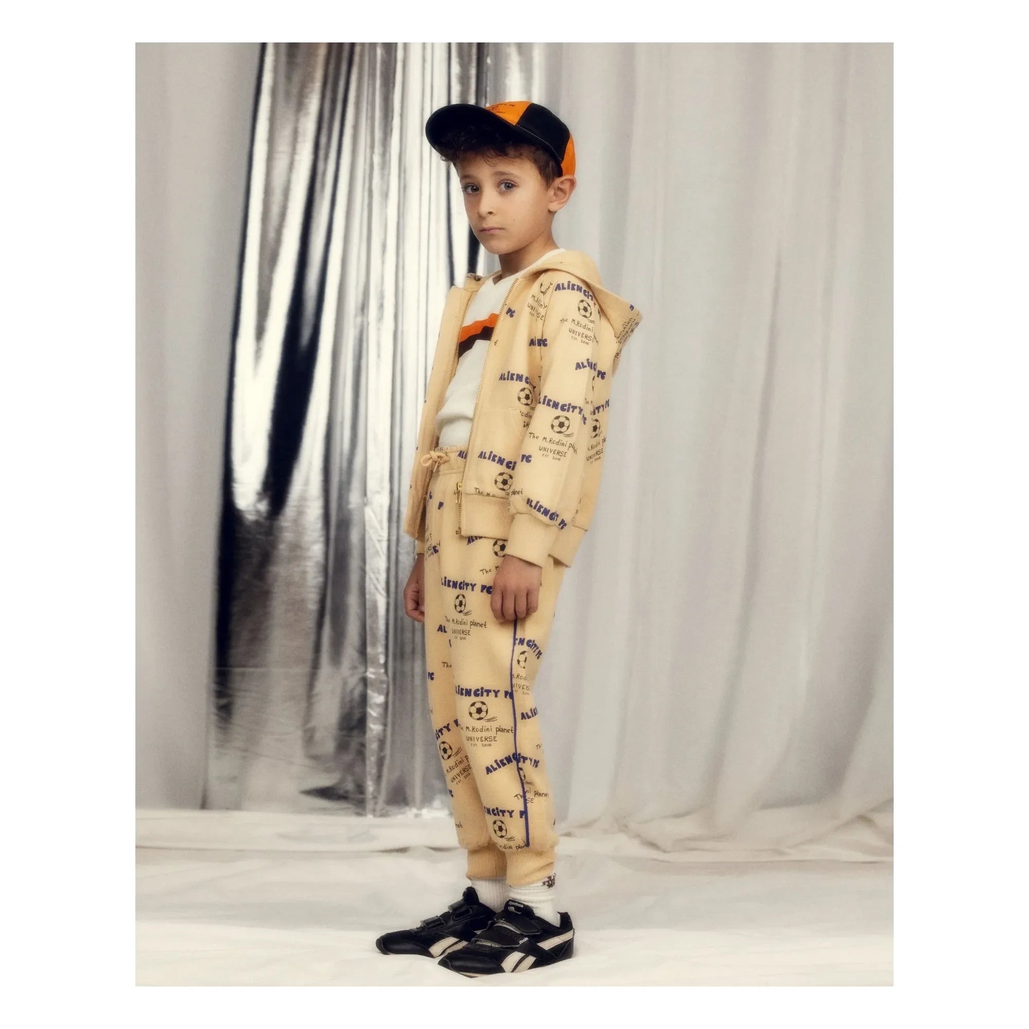 Mini Rodini - Alien City Organic Cotton Jogger | Beige