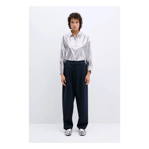 Cordera - Tailored Trousers | Navy Blue