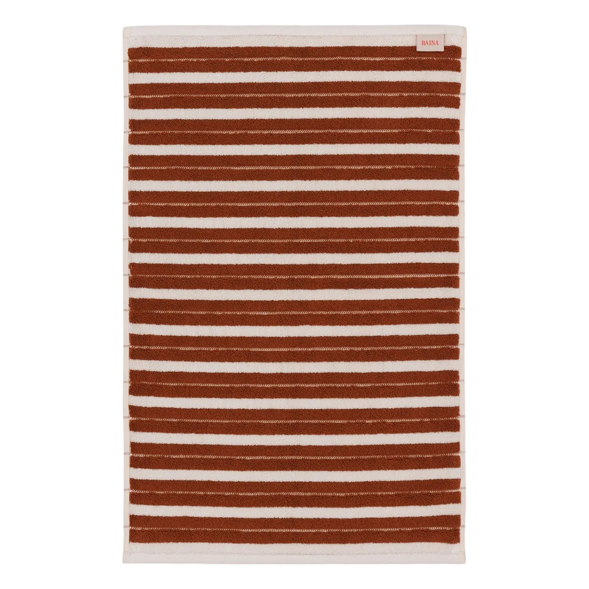 Baina - Echo Bathroom Mat | Terracotta
