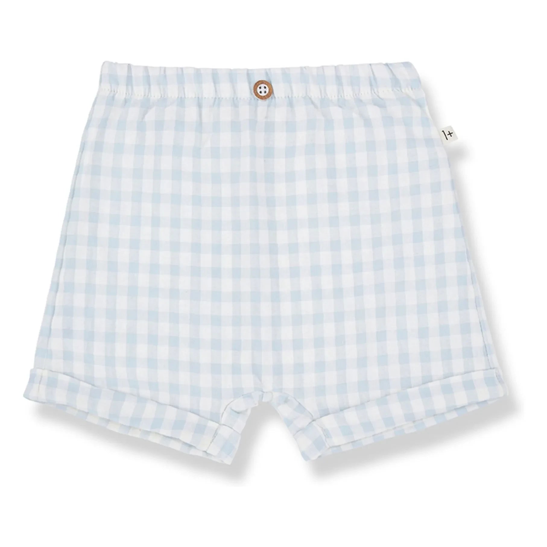1+ in the family - Bermuda Tinos Vichy Seersucker | Light Blue