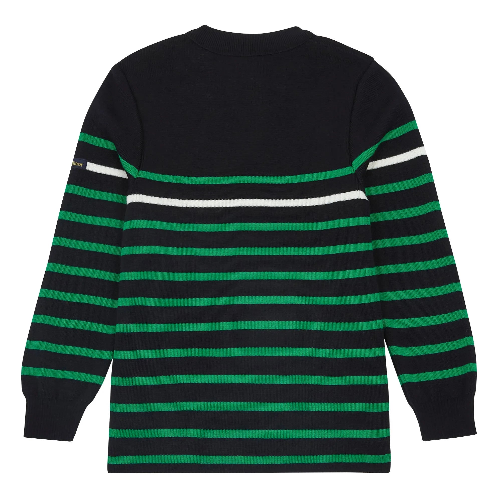 Le Minor - Striped Merino Wool Sweater x Smallable | Navy Blue