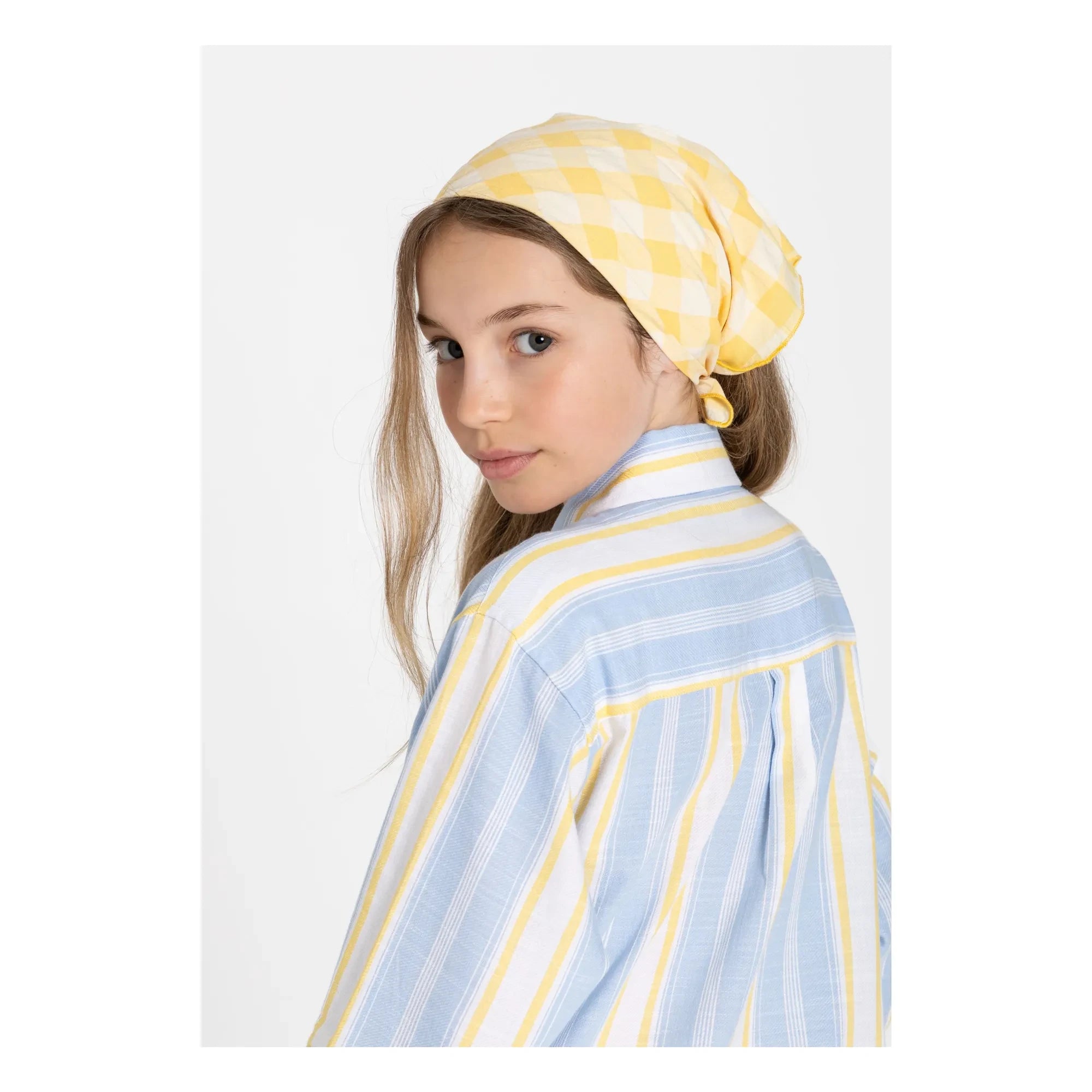 Smallable Kid - Striped Leya Shirt Dress | Light Blue