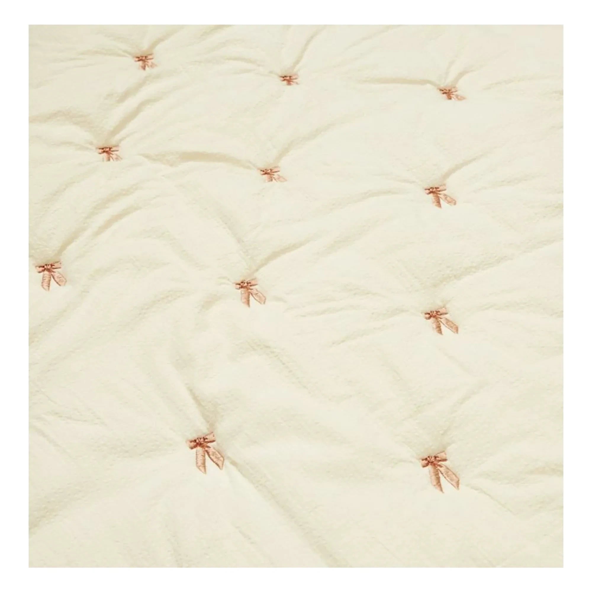 Cam Cam - Bow embroidered blanket | Pink