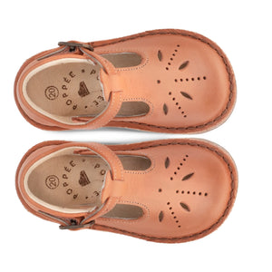 Poppée - Mid-Heel Mary Jane Shoes | Camel