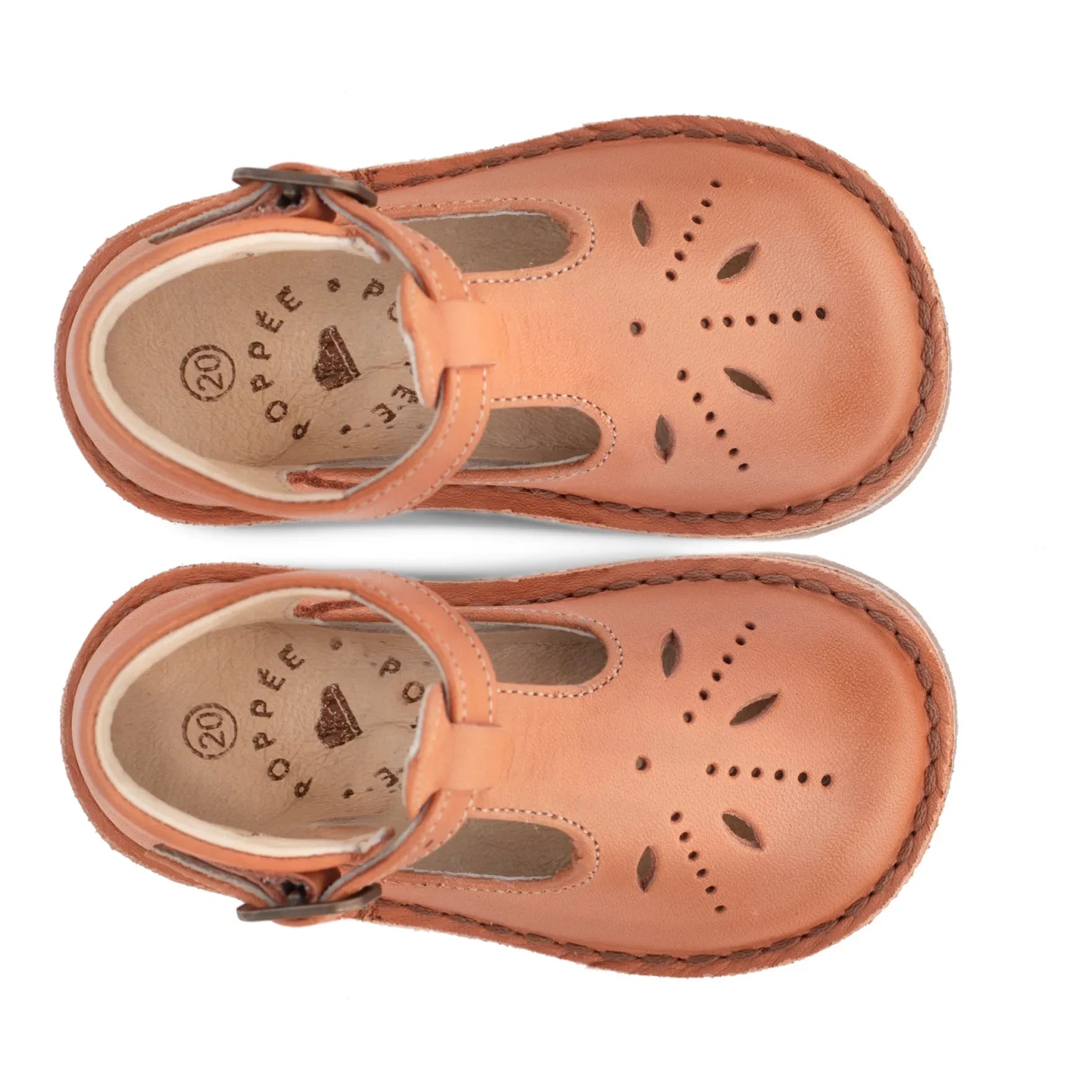 Poppée - Mid-Heel Mary Jane Shoes | Camel