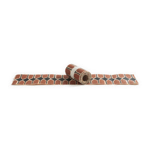 Le Monde Sauvage - Superfrise Vertebra Sienna - 9-leaf Set | Terracotta