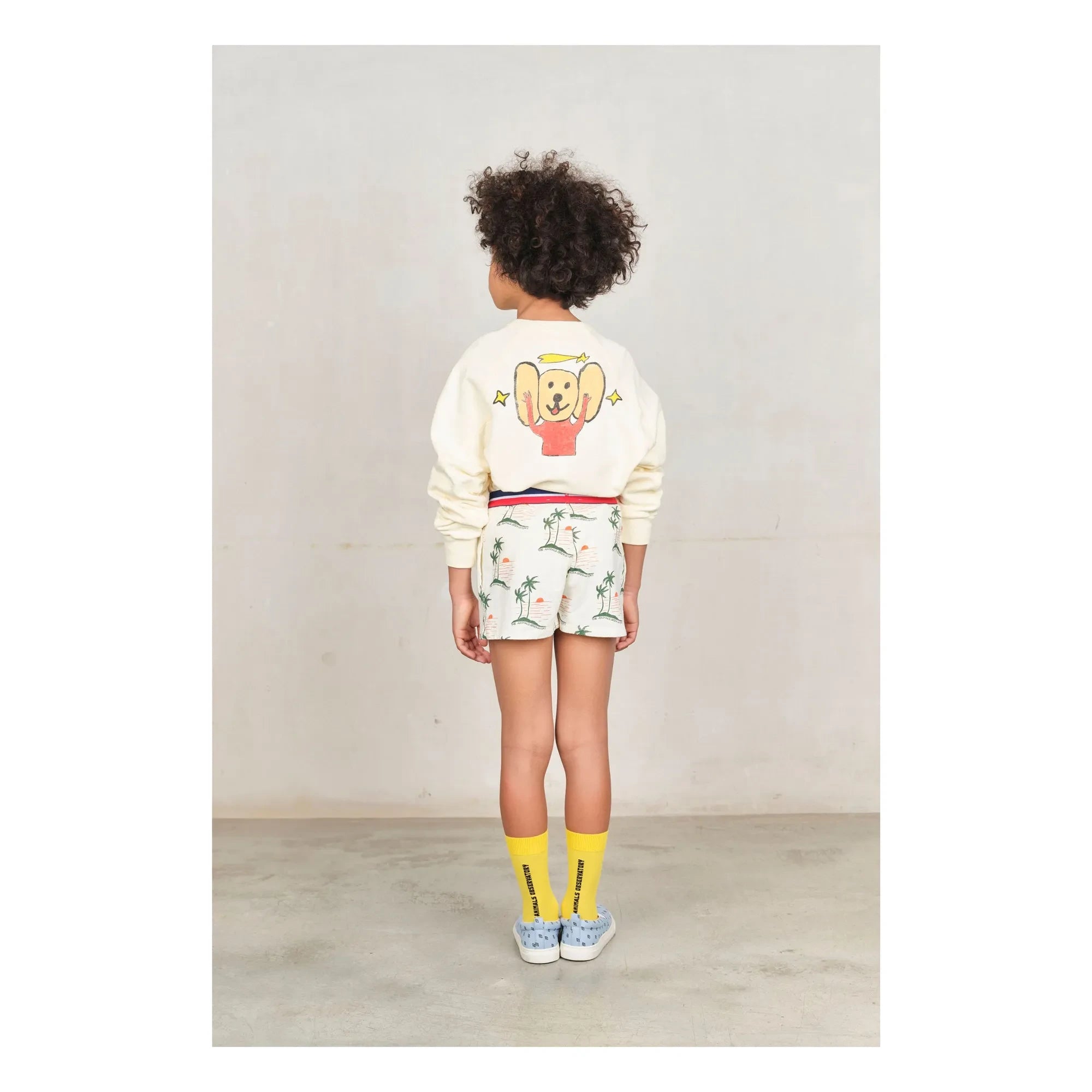 The Animals Observatory - Shark sweatshirt | Ecru