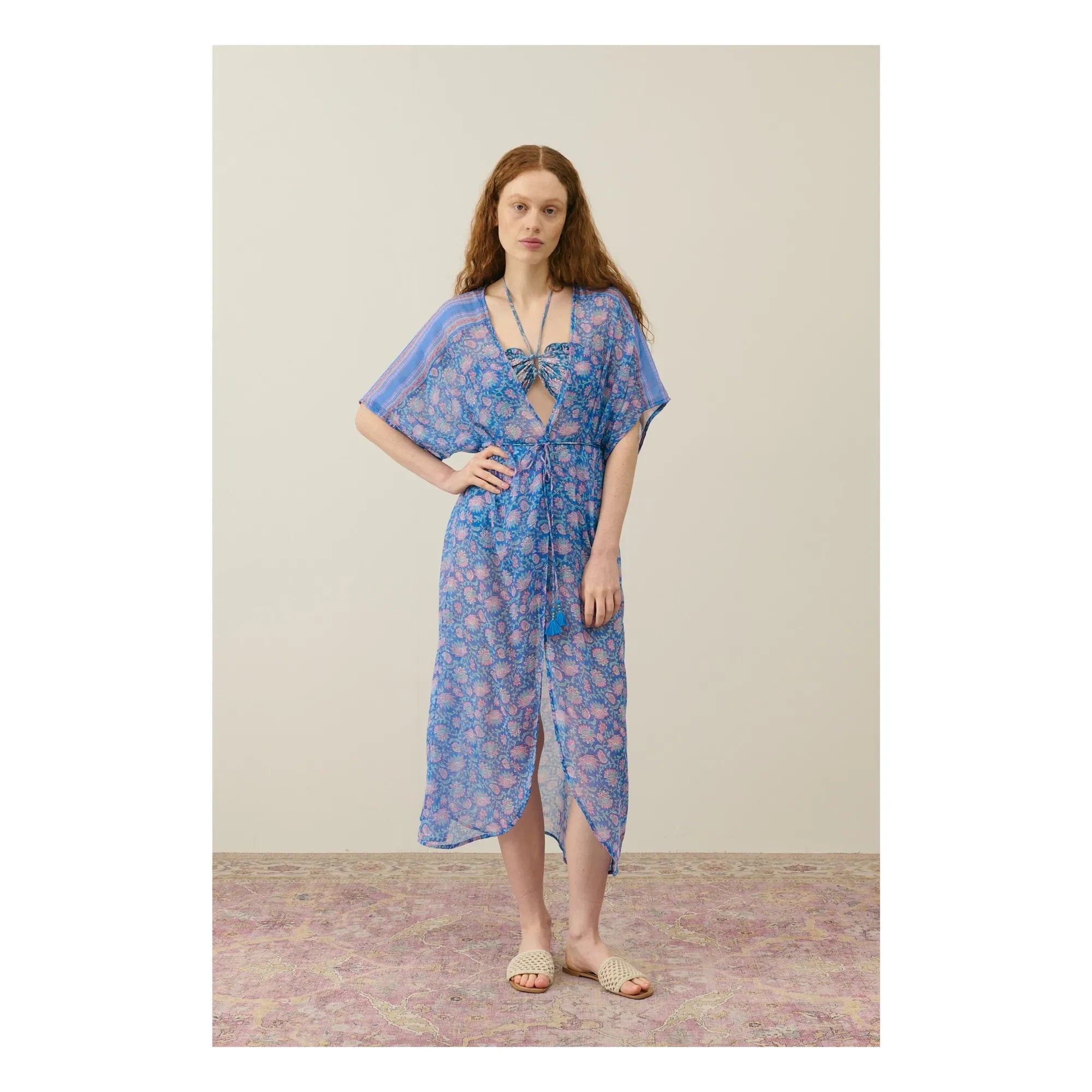 Louise Misha - Kimono Chill Organic Cotton - Women's Collection | Blue