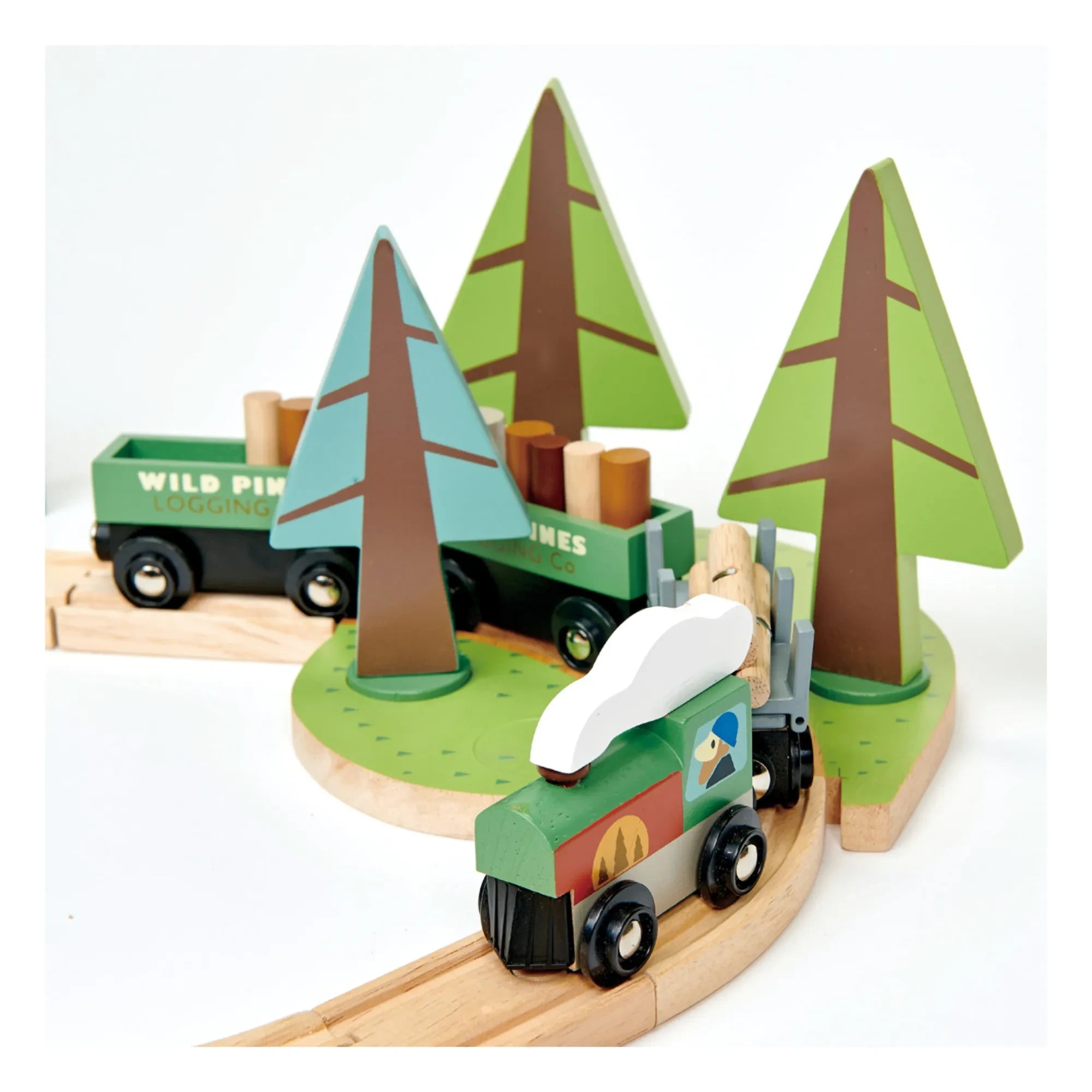 Tender Leaf Toys - Wild Pine Tree Train Set