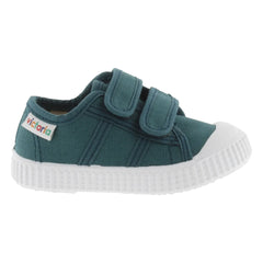 Victoria - Tiras Lona Scratch Sneakers | Peacock Blue
