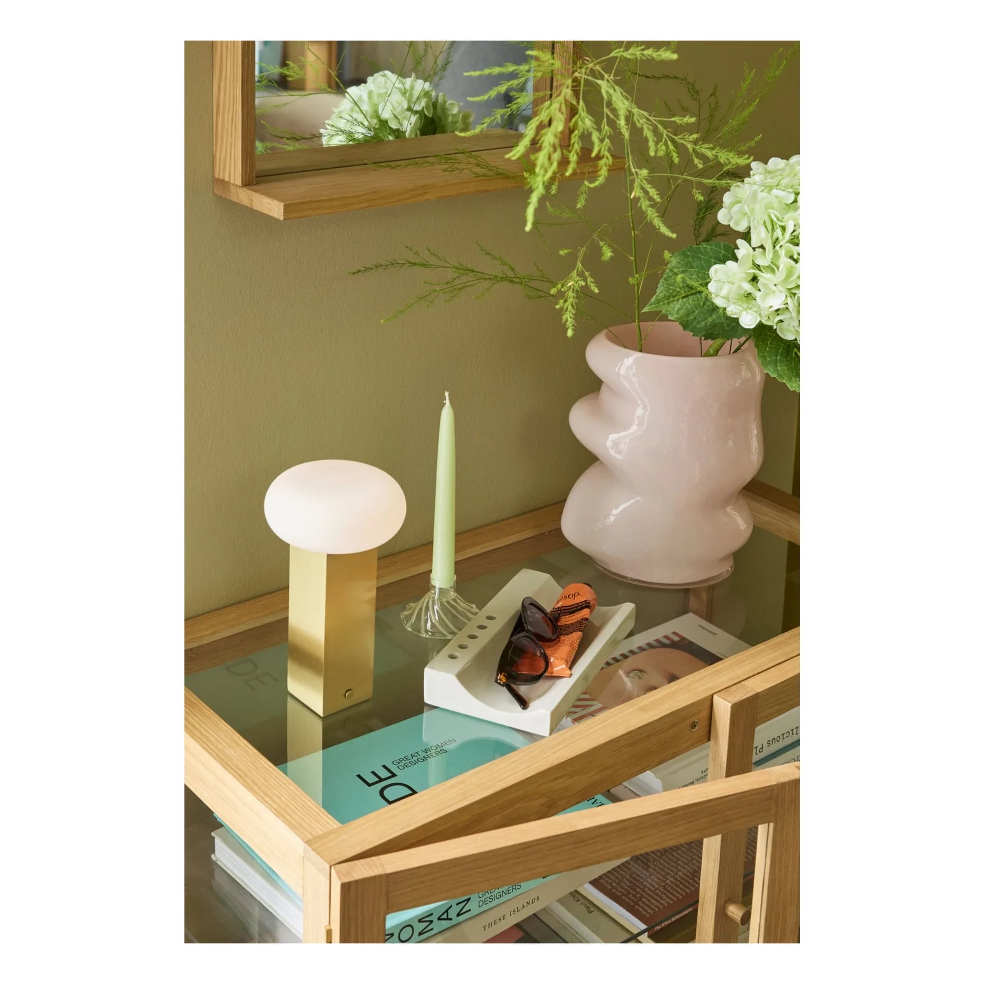 Hübsch - Lote Vase | Light Pink