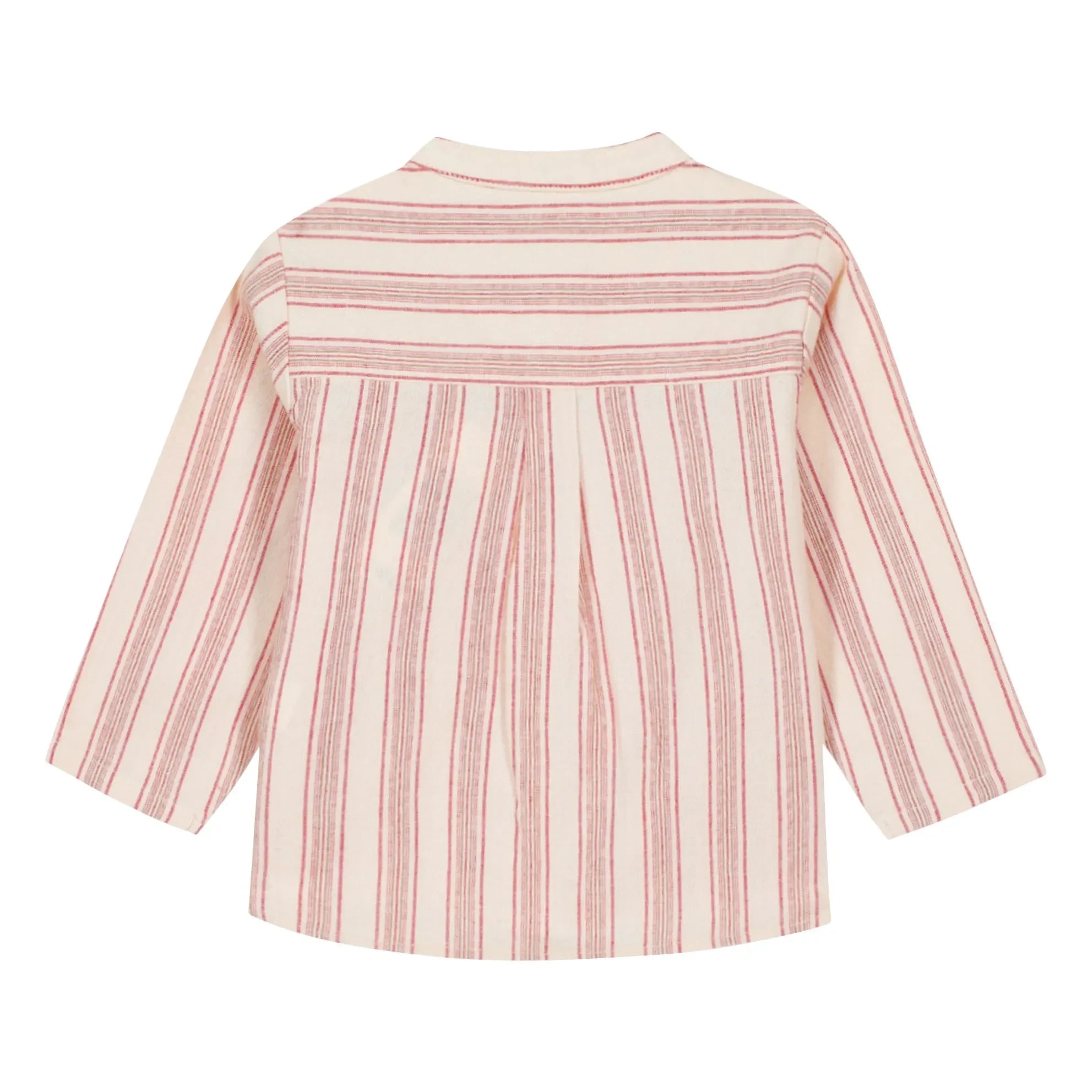 Bonton - Never Striped Baby Shirt | Cream