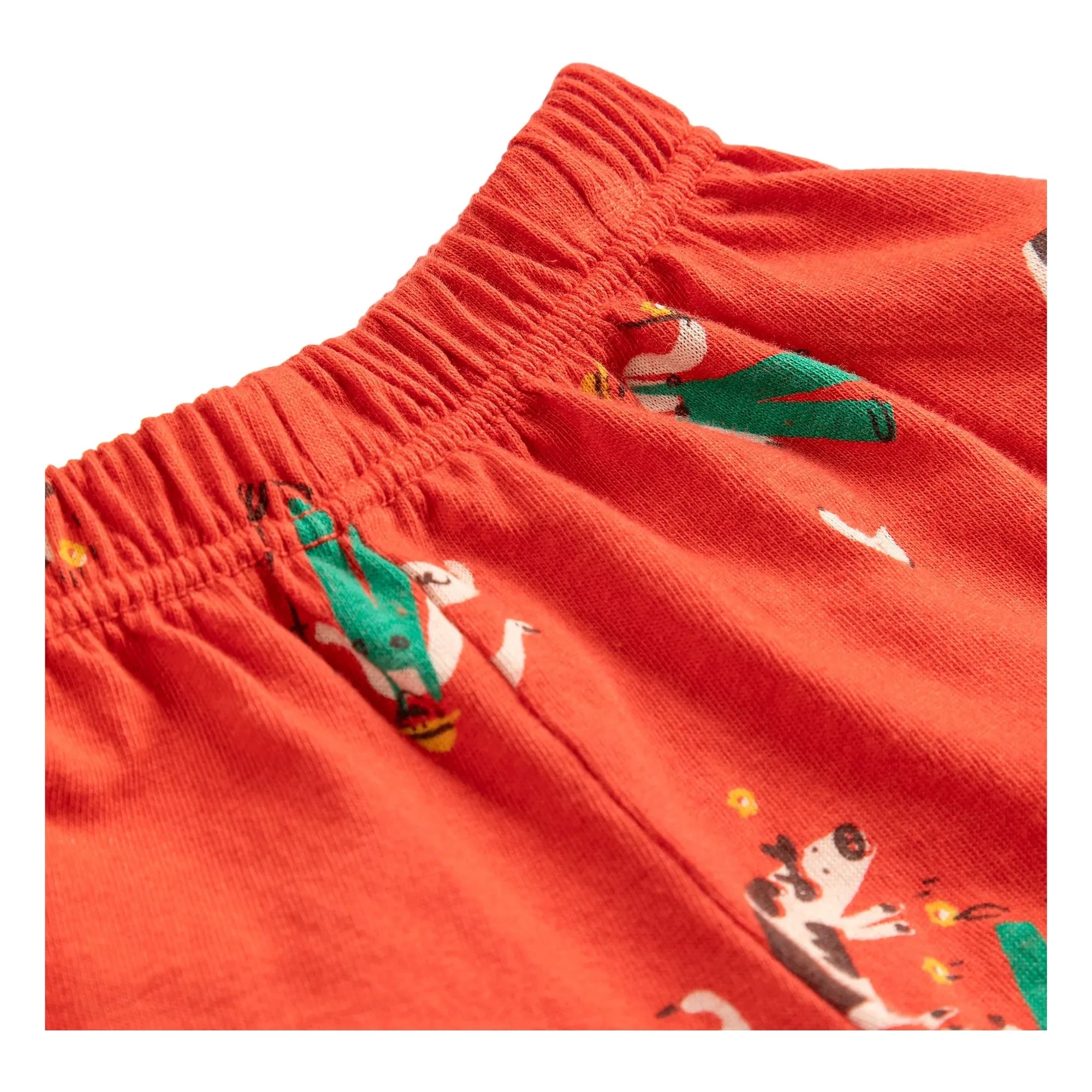 Bobo Choses - Organic Cotton Farm Shorts | Red