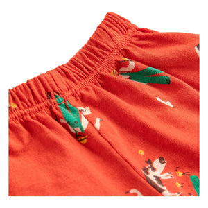 Bobo Choses - Organic Cotton Farm Shorts | Red