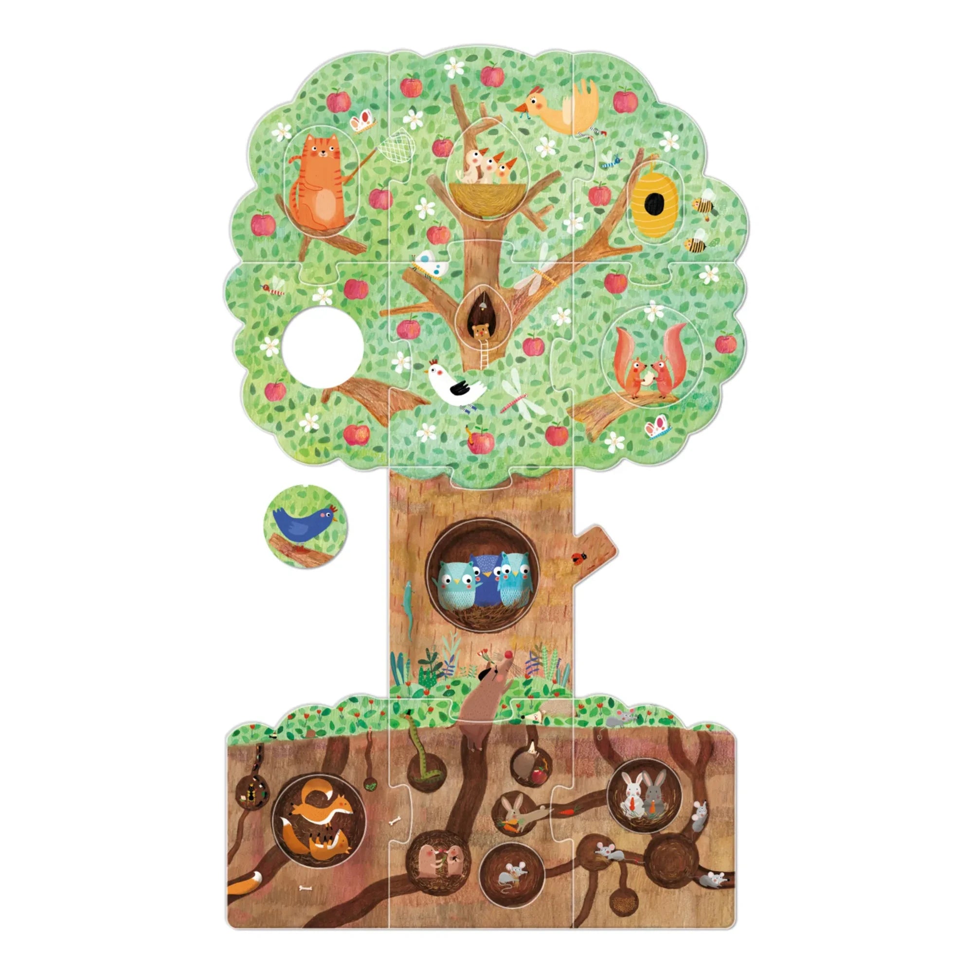 Londji - My Little Apple Tree - 20-Piece Double-Sided Puzzle