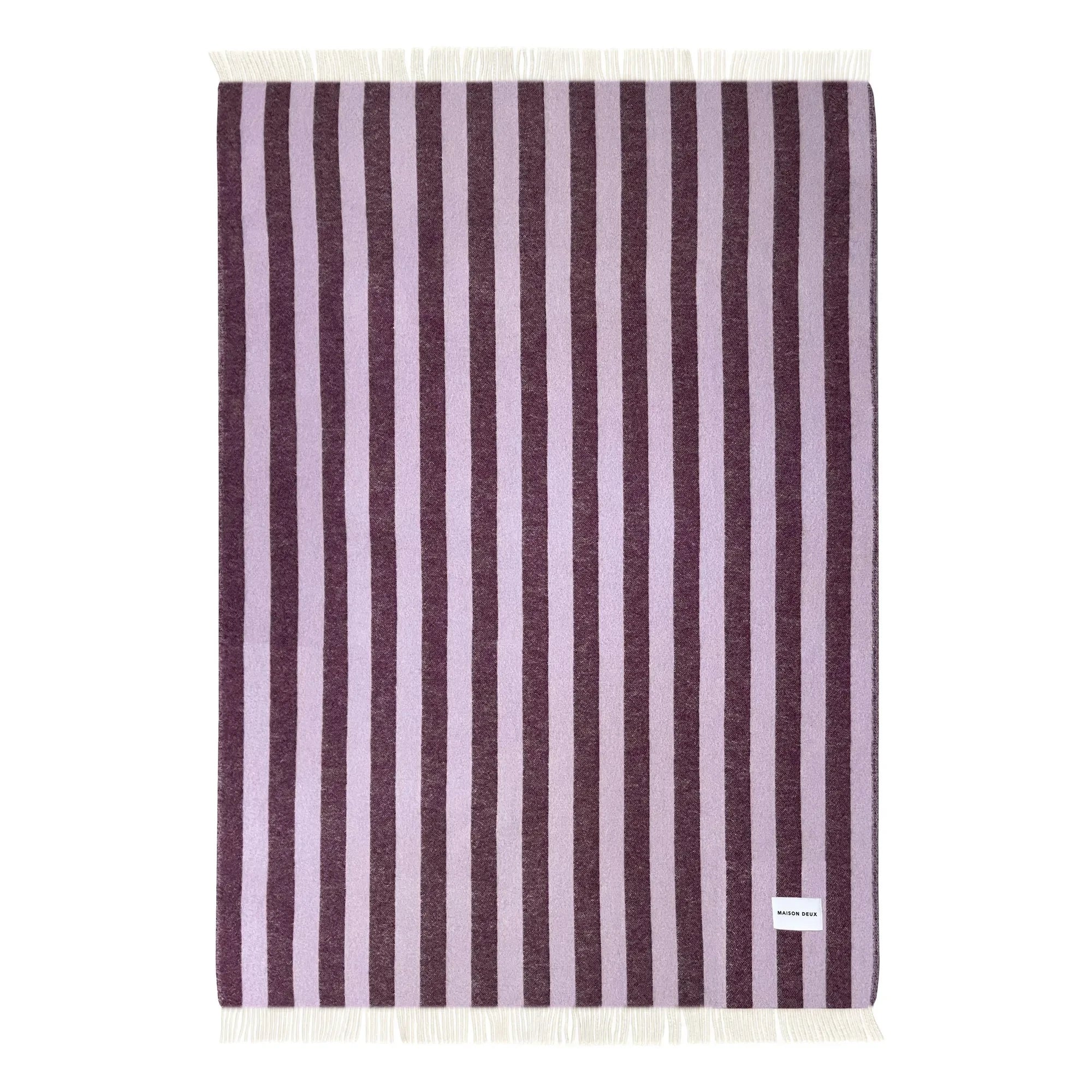 Maison Deux - Candy Wrap Wool Blanket | Lilac