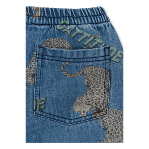 Konges Sløjd - Organic Cotton Cheetahs Mug Jeans | Blue
