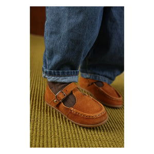 Lazare - Babies Olive Süet | Camel