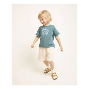 Búho - Go Discover T-shirt Organik pamuk | Peacock blue