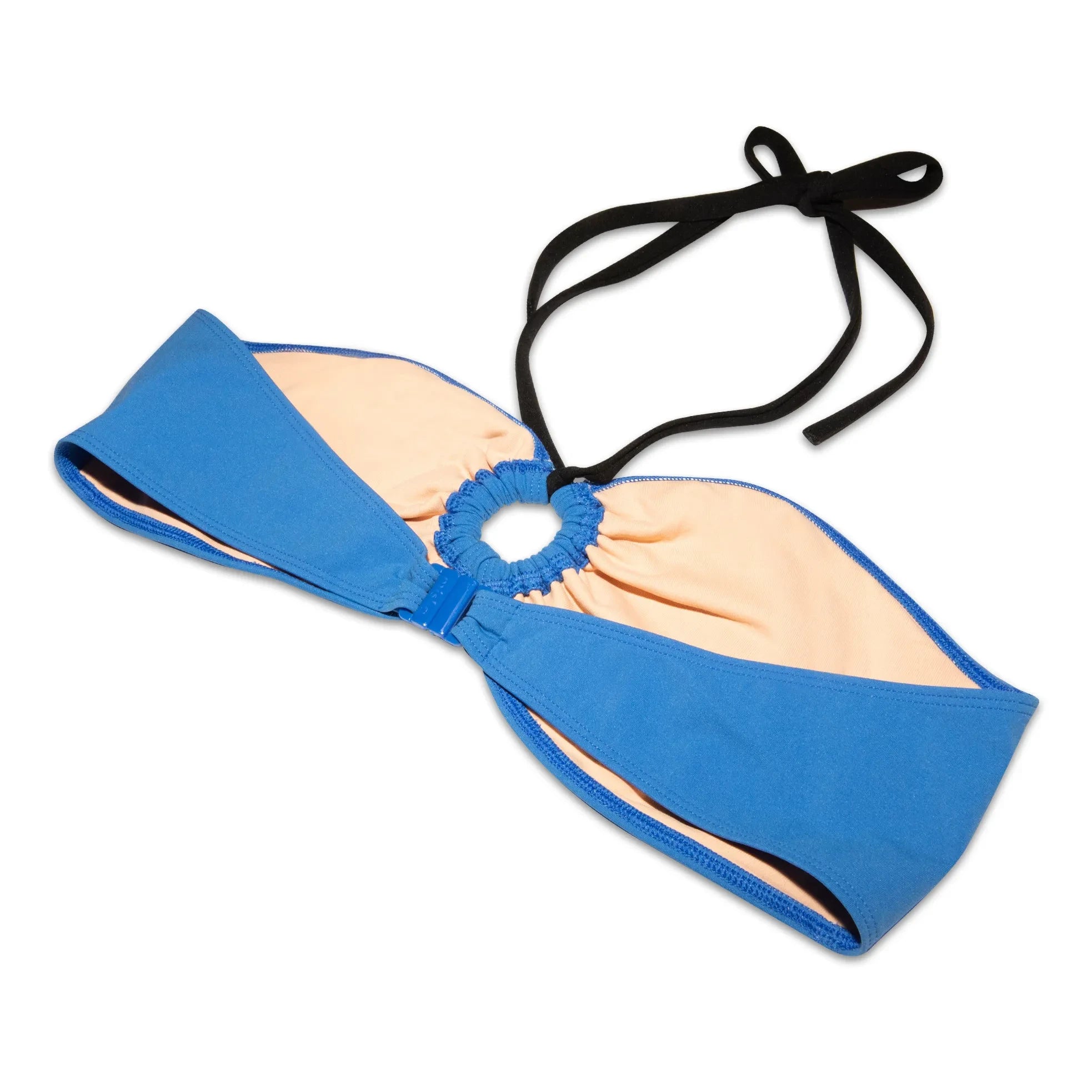 Miska Paris - Two-Tone Bandeau Bikini Top | Royal Blue