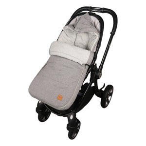 Kaiser - Cotton Jersey Footed Pajamas | Charcoal Gray