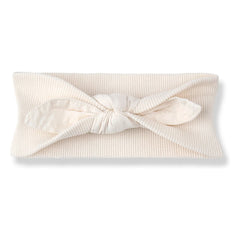 1+ in the family - Noa Knot Headband Seersucker | Ecru