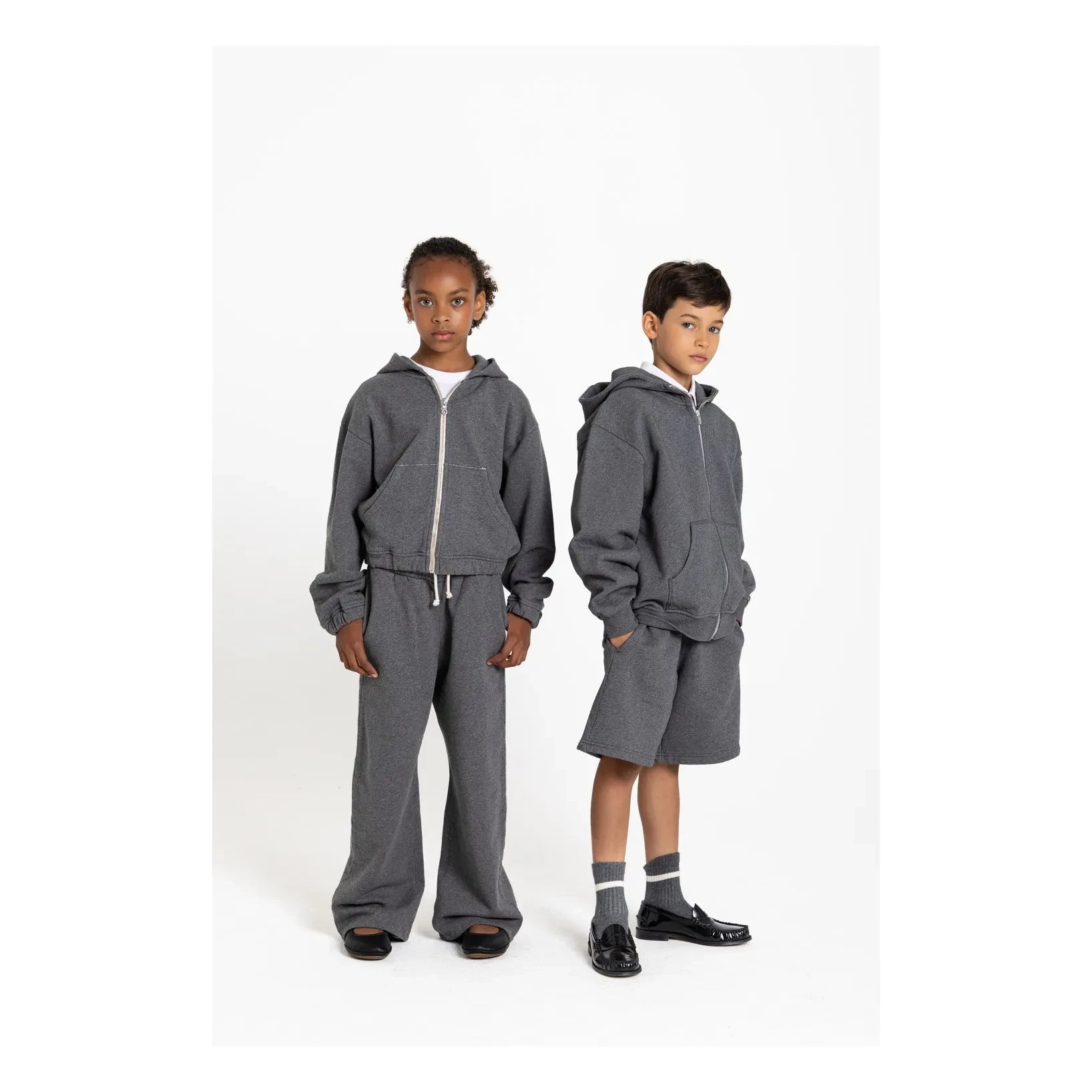Smallable Kid - Thornfield organik pamuk jogger pantolon | Heather Grey