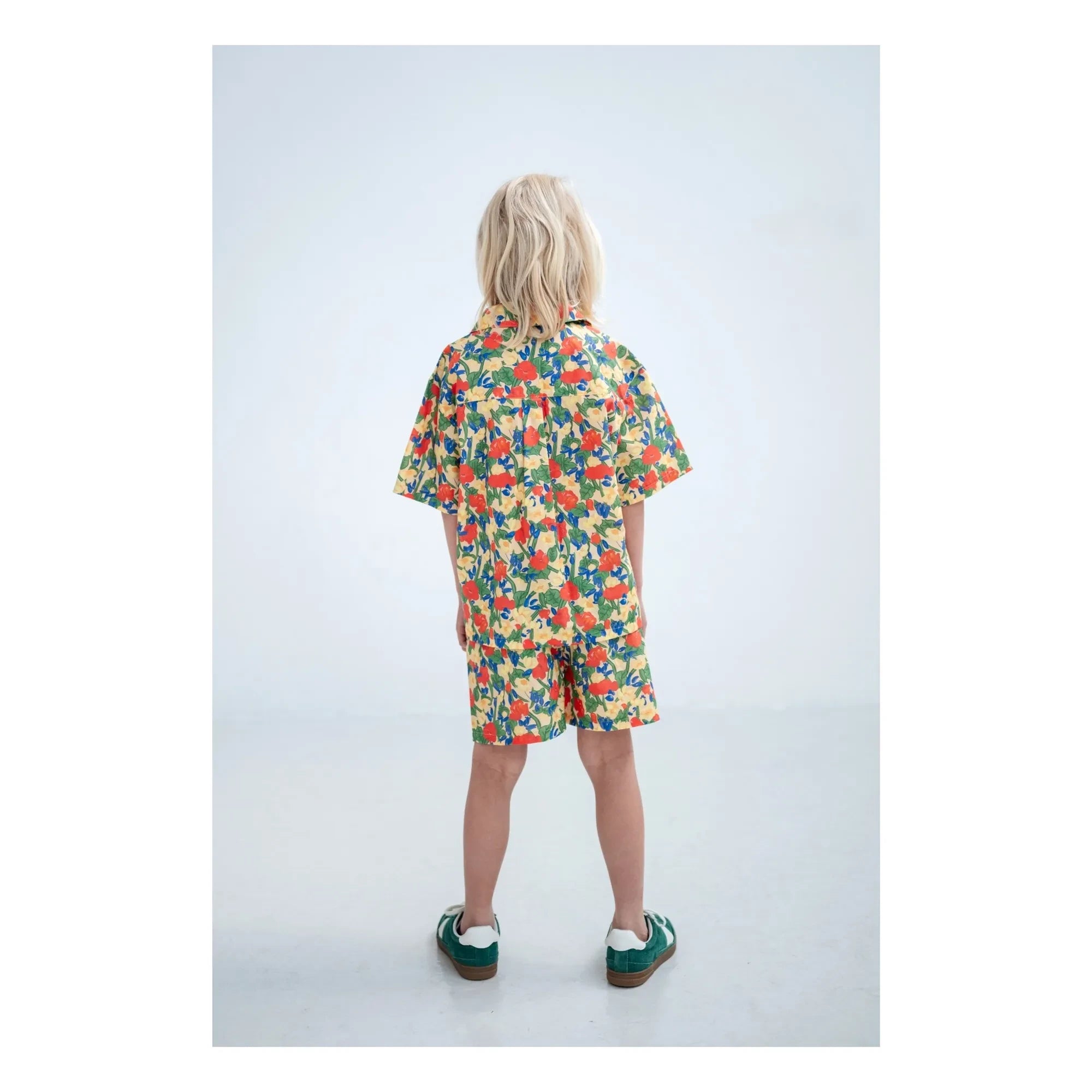 Repose AMS - Boxy Fleurie Organic Cotton Shirt | Pale Yellow