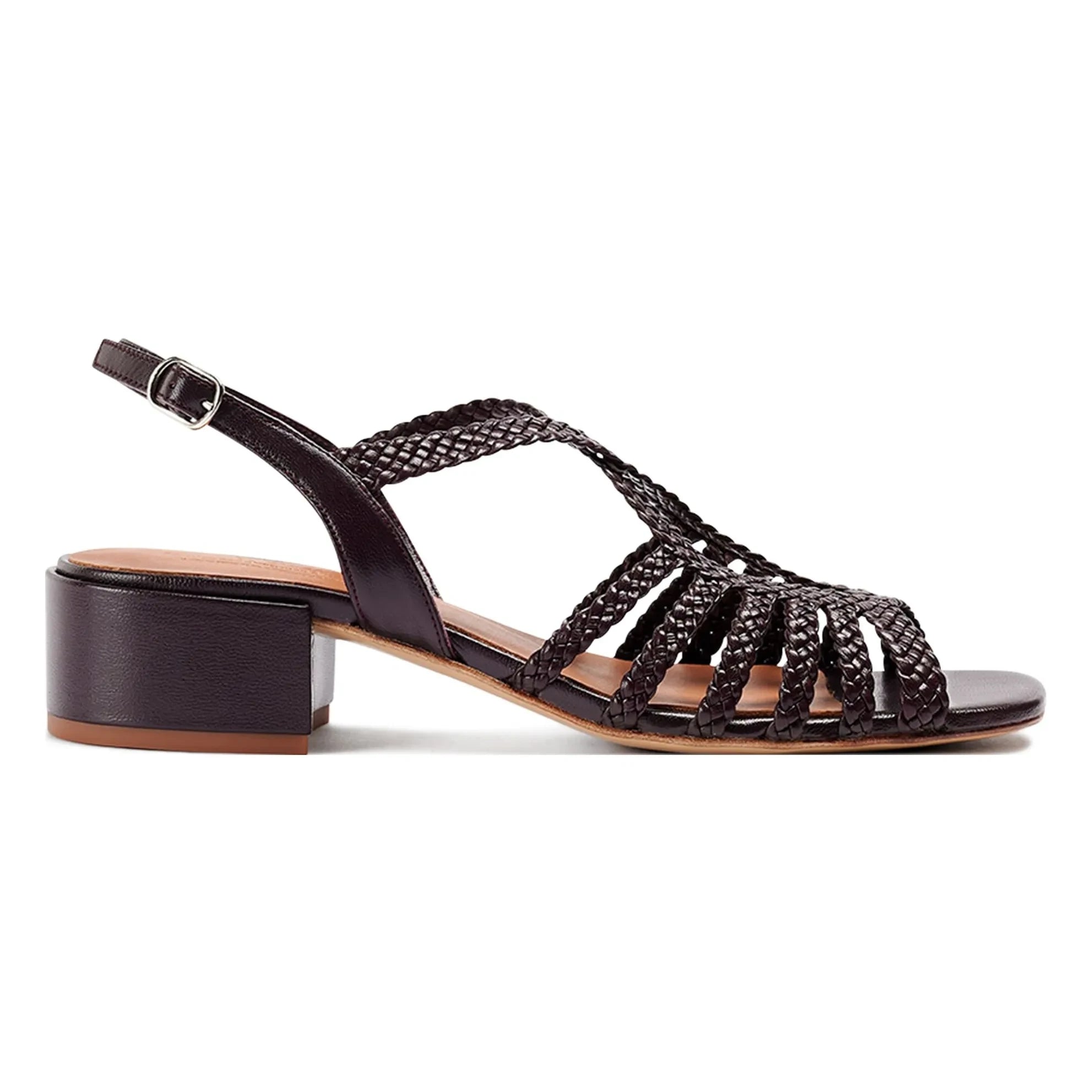 Naguisa - Raco sandals | Aubergine