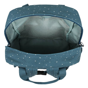 Trixie - Mr. Triceratops Large Backpack | Grey Blue