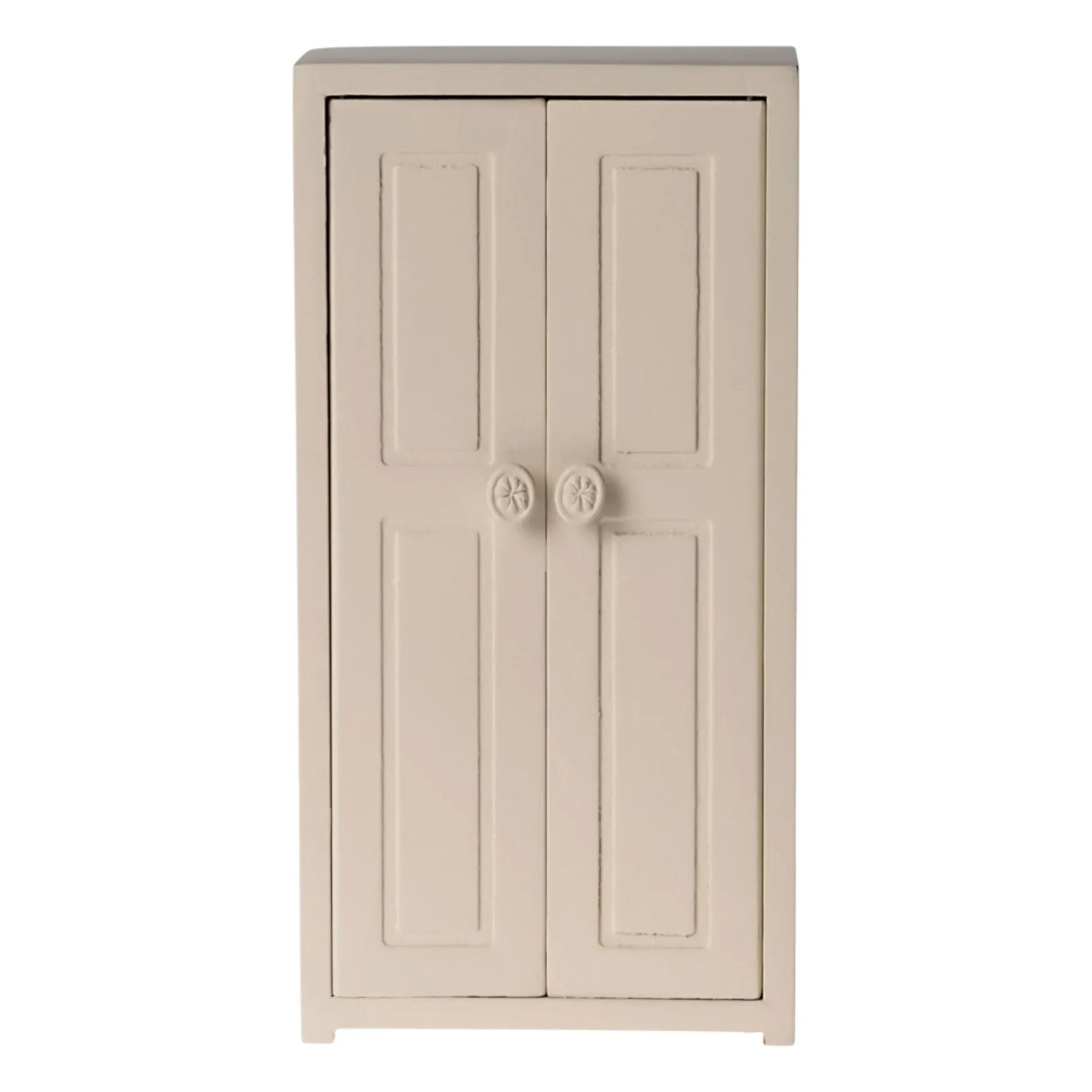 Maileg - Wardrobe and Hangers | Cream