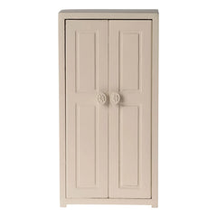 Maileg - Wardrobe and Hangers | Cream