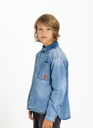 Hundred Pieces - Enzo Denim Shirt | Light Denim