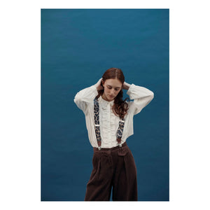 Emile et Ida - Charline Embroidered Blouse | Cream