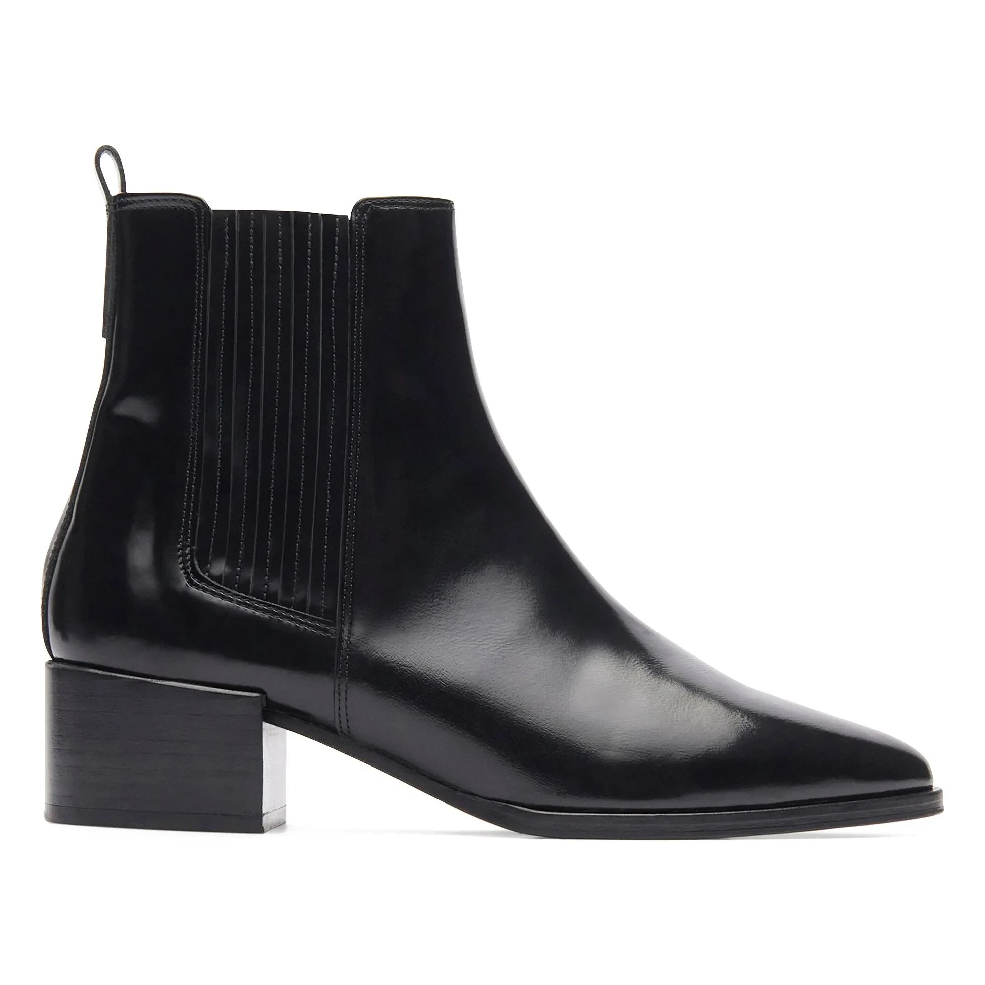 Rivecour - n°408 Glacé Leather Boots | Black